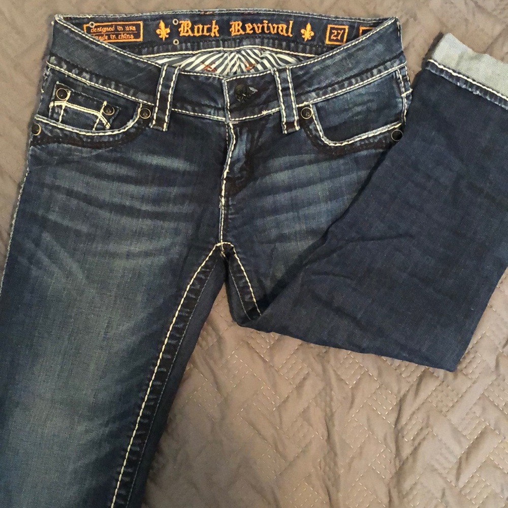 Rock revival capris